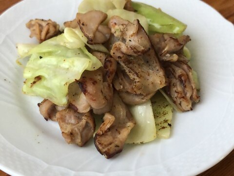 鶏肉とキャベツの塩麹炒め